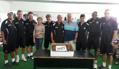 Paulistão: Jogadores cantam parabéns para o Braga antes dos treinos desta terça