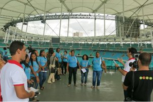 Arena Fonte Nova lança projeto 100% Tour e é elogiada