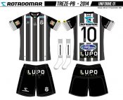 Copa do Nordeste: Treze estreia seu novo uniforme diante do Potiguar