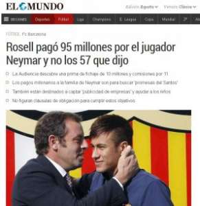 Fraude no Santos? Jornal diz que contratação de Neymar foi mais cara da história
