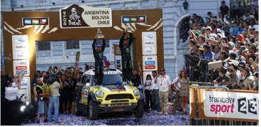 TOTAL comemora desempenho de pilotos no Rally Dakar