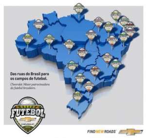 Chevrolet patrocina 22 de 27 estaduais pelo Brasil. Confira!
