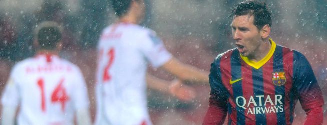 ESPANHOL: Barcelona goleia e causa empate triplo na ponta com rivais de Madrid