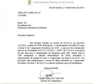 BOMBA! CBF rebaixa Ipatinga e deve iniciar 'guerra' jurídica na Série C