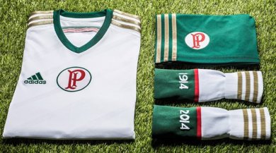 Palmeiras apresenta nova camisa branca para centenário