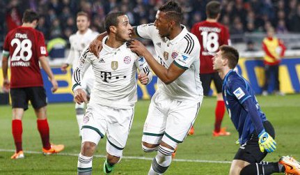 ALEMÃO: Bayern goleia Hannover fora e amplia vantagem