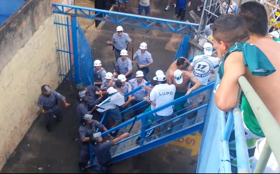 EXCLUSIVO! Torcedor do Guarani é espancado em briga no “clássico da guerra”