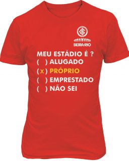 Gaúcho: Com mantra “Meu Estádio é Próprio”, Inter lança camisetas do novo Beira-Rio