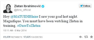 Aprendeu comigo! Volante da seleção francesa faz golaço e é zoado por ibrahimovic