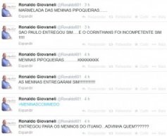 Corintiano, comentarista chama são-paulinos de “meninas pipoqueiras”