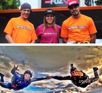 Musa do skate, Letícia Bufoni encara paraquedas em Foz e visita Bob Burnquist no Rio