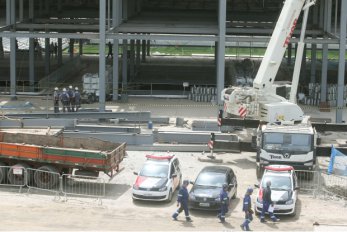 Parte de obra do Itaquerão é interditada por falta de segurança