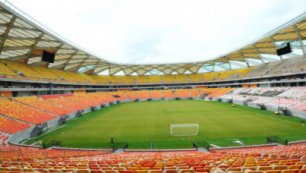 Copa do Brasil: Arena Amazônia recebe retoques para jogo do Vasco