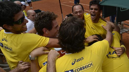 Tênis: Dutra Silva vence e Brasil vai à repescagem da Davis