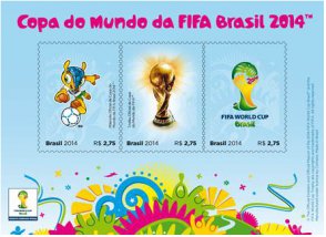 Correios lança emissões especiais Copa do Mundo da FIFA Brasil 2014