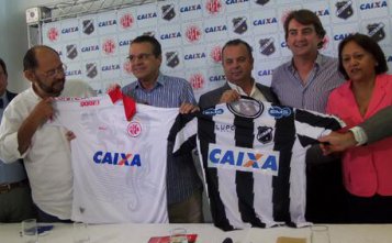 Rivais da Série B acertam patrocínio com a Caixa por um ano