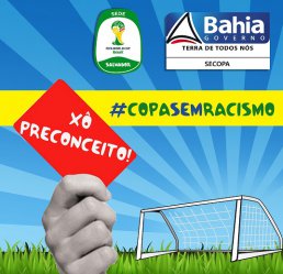 Secopa lança campanha “Copa Sem Racismo”