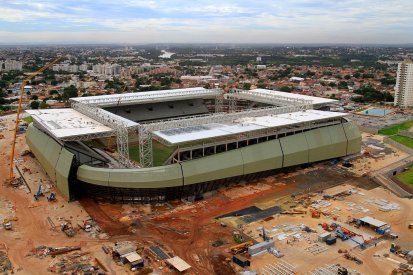 Copa 2014: Operário da Arena Pantanal atuava com segurança, diz empresa