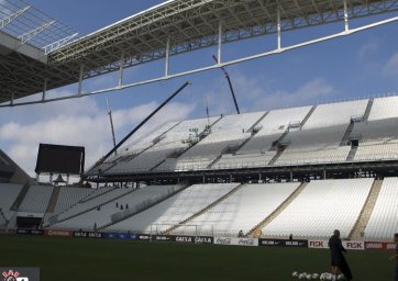 Cobertura do Itaquerão só será finalizada após a Copa