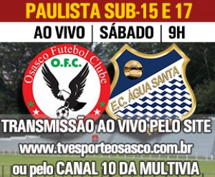 Osasco FC e Água Santa duelarão com transmissão da TV Esporte Osasco