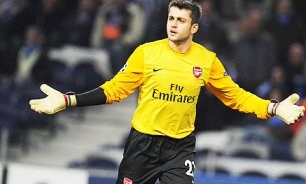 Goleiro deixa o Arsenal e assina com o Swansea