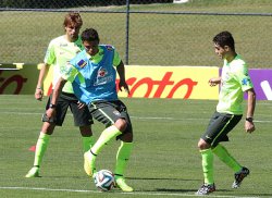 Copa 2014: Felipão poupa seis em treino físico na Granja Comary