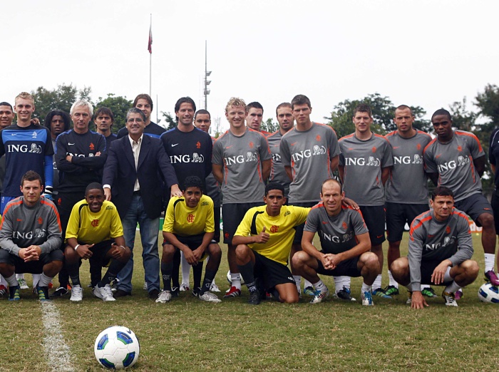 Gávea ganha retoques finais para receber a Holanda