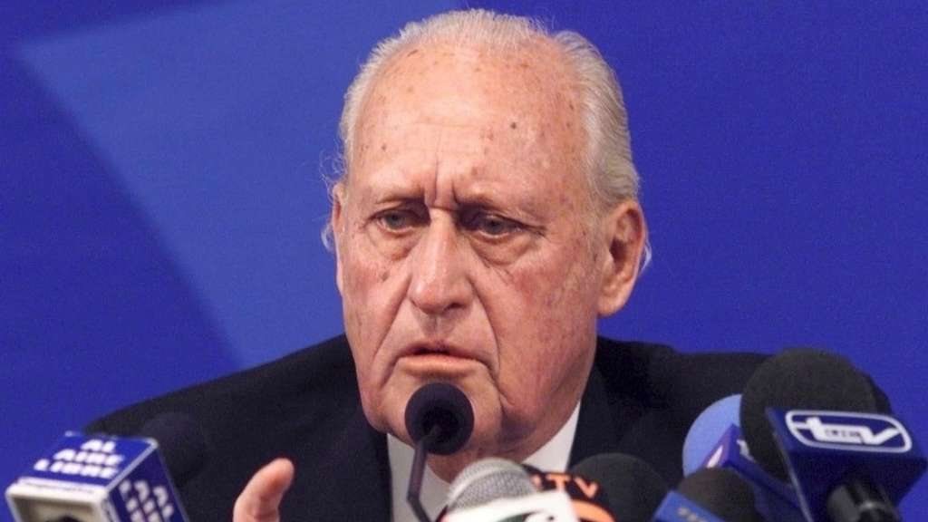Ex-presidente da Fifa, João Havelange é internado no Rio de Janeiro