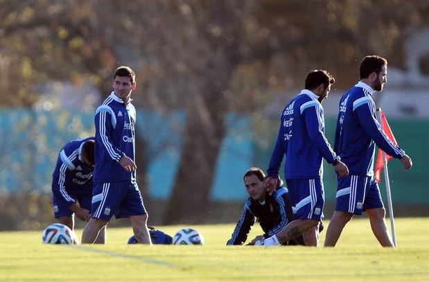 Grupo F: Argentina fará treino aberto ao público na quarta-feira