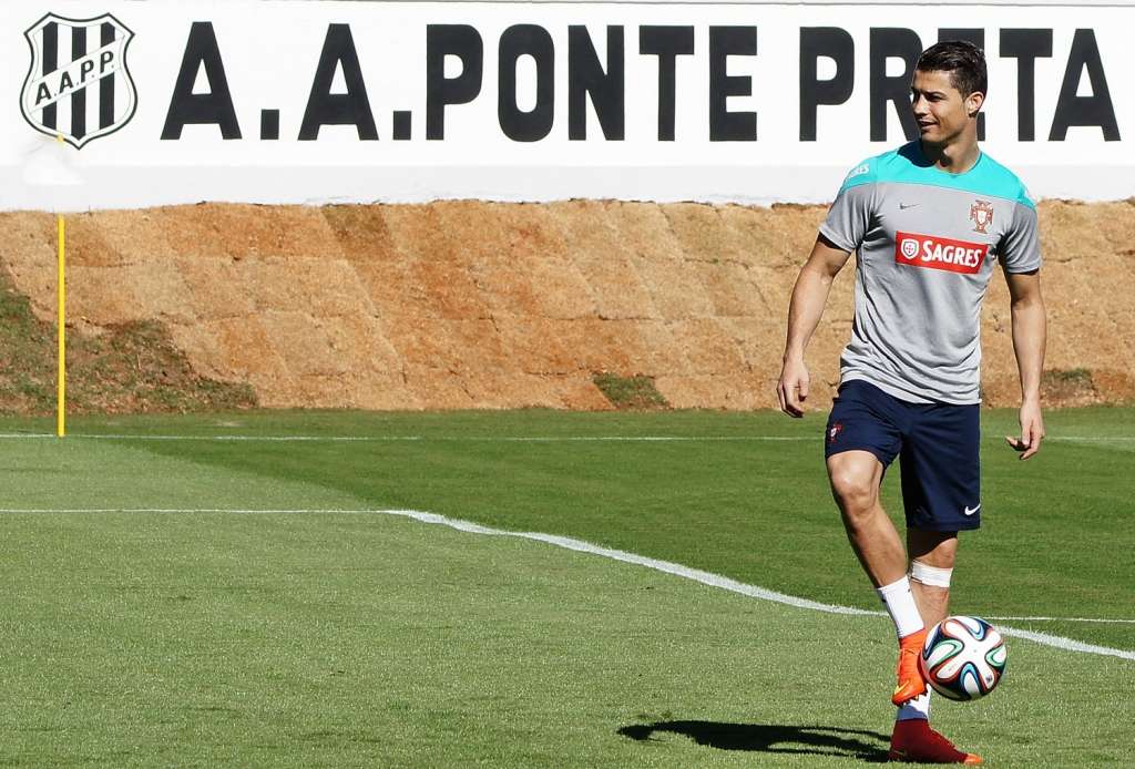 Grupo G: Cristiano Ronaldo treina bem após susto do dia anterior