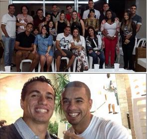 Antes de se apresentar ao Torino, Bruno Peres se despede de companheiros do Santos