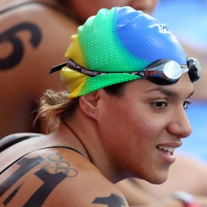 Natacão: Ana Marcela Cunha celebra treinamento na altitude