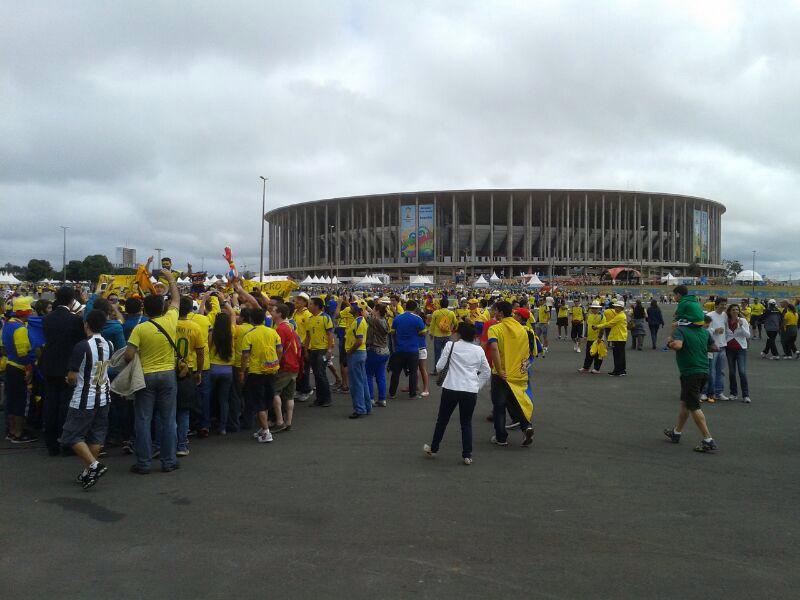 Copa 2014: Excesso de filas no Mané Garrincha foi ponto negativo em Brasília