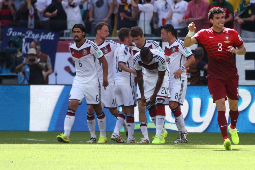 Grupo G: Alemanha marca 4 Gols Verdes na Arena Fonte Nova