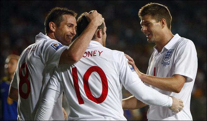 Grupo D: Jogadores ingleses mostram apoio ao criticado Rooney