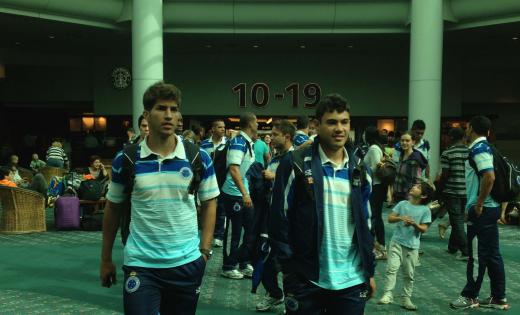 Cruzeiro chega aos Estados Unidos para intertemporada