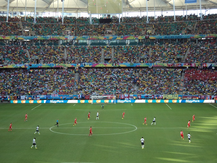 Arena Fonte Nova tem terceiro dia de jogo da Copa do Mundo