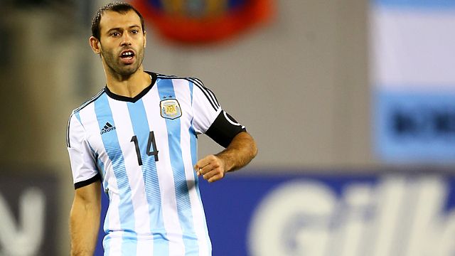 Grupo F: Argentina faz homenagem a Mascherano pelo 100º jogo
