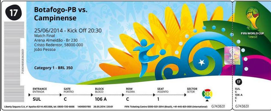 Torcedores “colocam” Botafogo-PB na Copa do Mundo