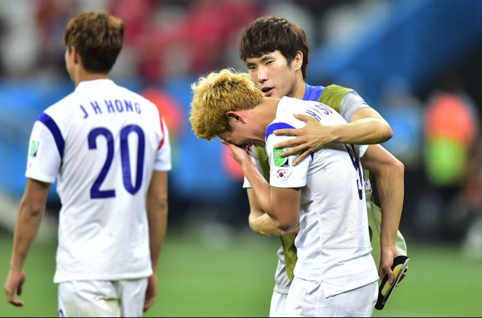 Grupo H: Coreanos lamentam eliminação diante da Bélgica. Confira as fotos!