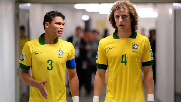 Thiago Silva e David Luiz aparecem na seleção da 1ª fase