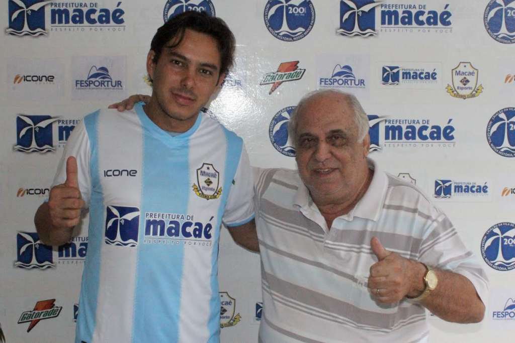 Série C: Macaé apresenta o meia Keninha, ex-jogador de Atlético-GO e Cabofriense