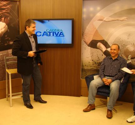 O experiente Guina Paiva está no comando do Cadeira Cativa