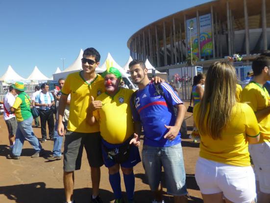 Copa 2014: Portões abertos e acesso tranquilo para França x Nigéria