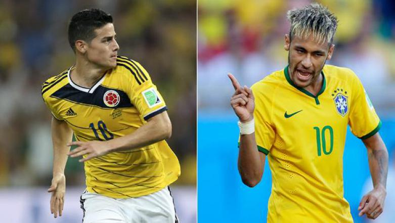 Copa 2014: Neymar e James Rodríguez desfilam poder de decisão 2 0002050009360 img