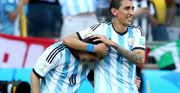 Copa 2014: Messi e Di María carregam esperança argentina de título