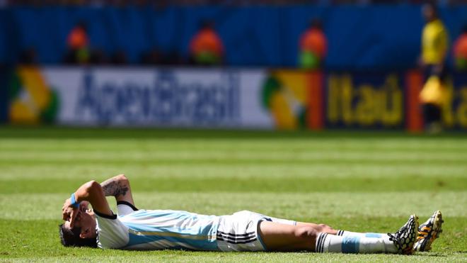 Copa 2014: Com estiramento, argentino Di María está fora da Copa