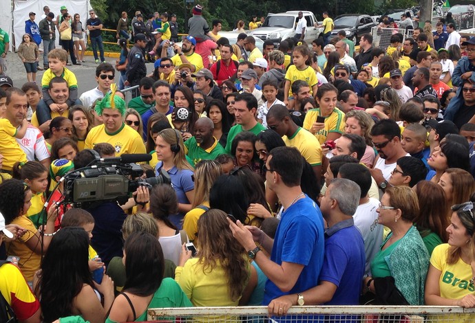 Copa 2014: Torcida traz animação e otimismo na saída da seleção