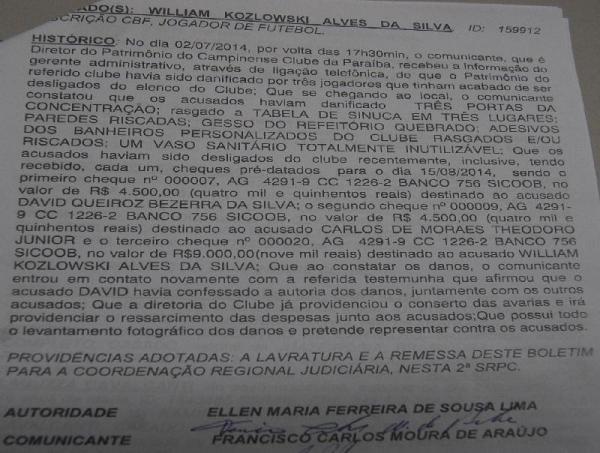 Série D: Atletas dispensados quebram a sede do Campinense