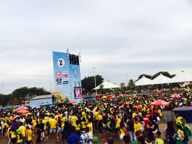 Copa 2014: Festa na FAN FEST de Brasília foi esvaziada ainda no 1º tempo